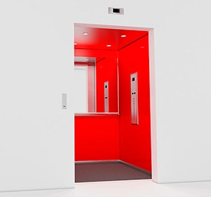 Fotorealistické vizualizace výtahových kabin