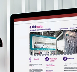 Webová prezentace společnosti Expomedia